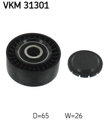 Galet enrouleur de courroie d'accessoire SKF ref. VKM 31301